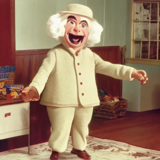 Image similar to quaker oats mascot as a real human, 8 k, movie still,