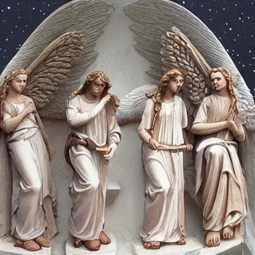 Image similar to biblically accurate angels