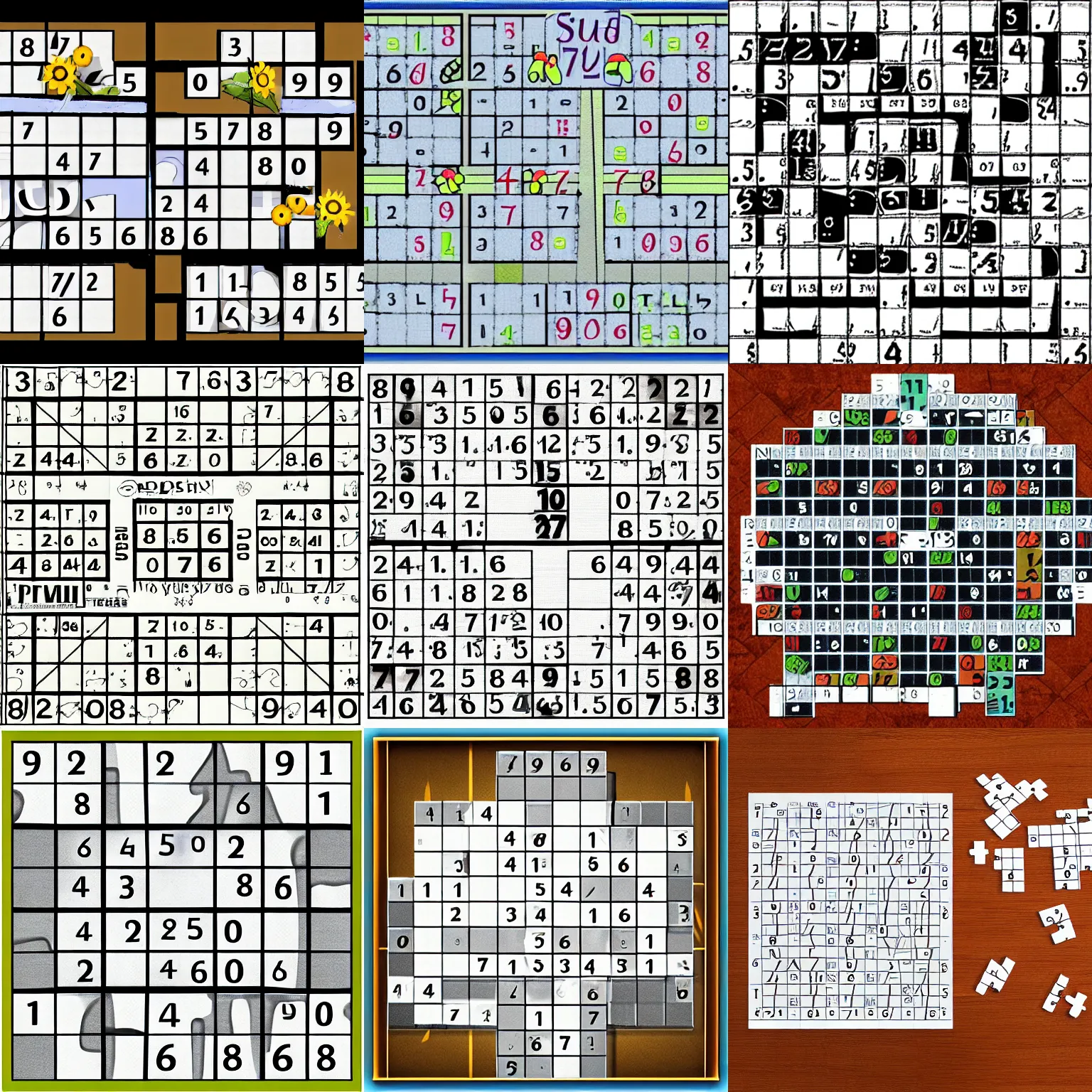 Sudoku Puzzle Grey and Orange | Puzzle #4 | Sticker