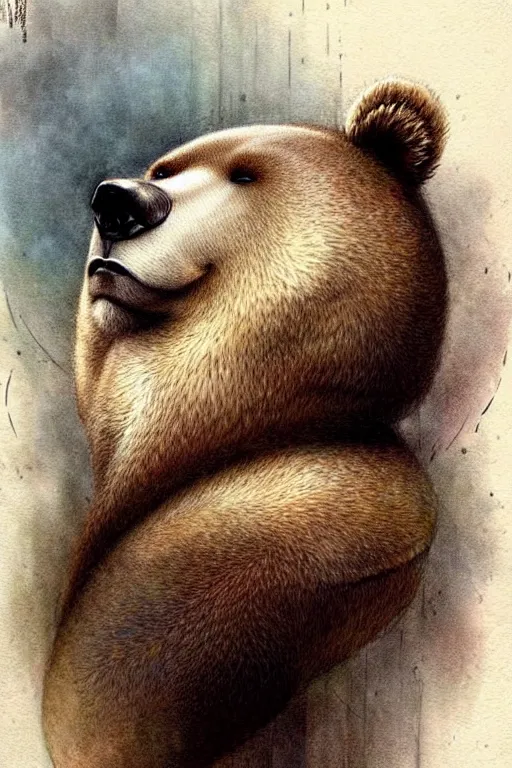 Image similar to !dream ((((( geometric bear face . muted colors.))))) by Jean-Baptiste Monge !!!!!!!!!!!!!!!!!!!!!!!!!!!