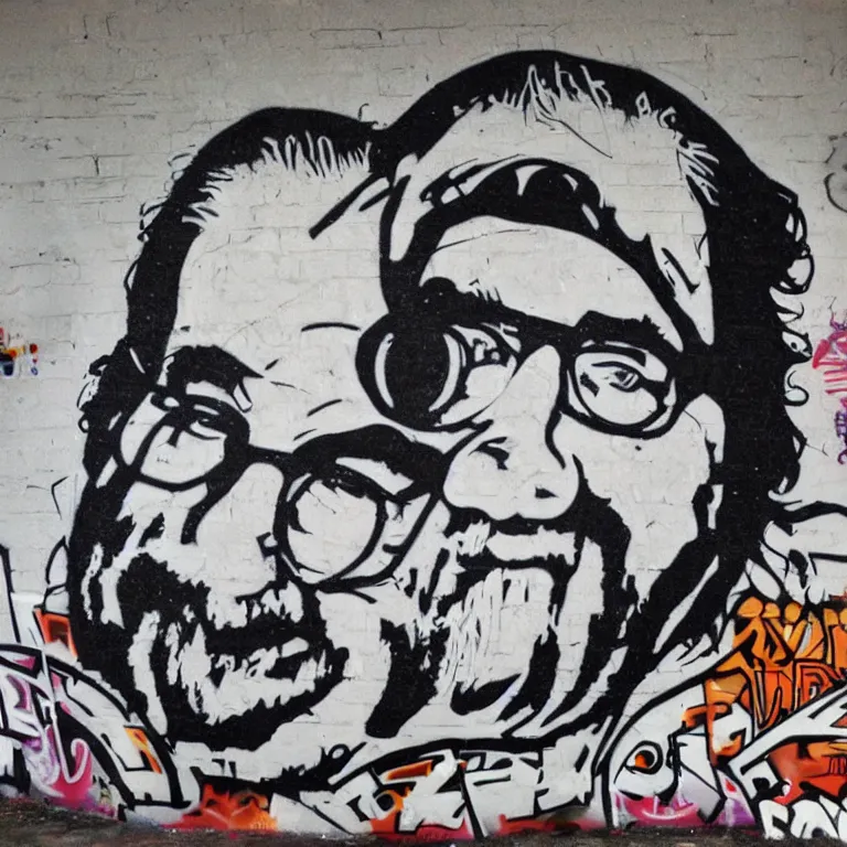 Image similar to graffiti jerry garcia