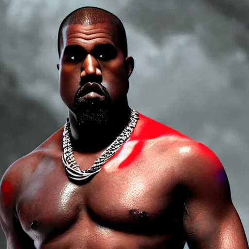 Image similar to Kanye west in God of war