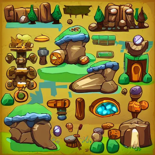 prompthunt: A game assets spritesheet by Rayman legends online