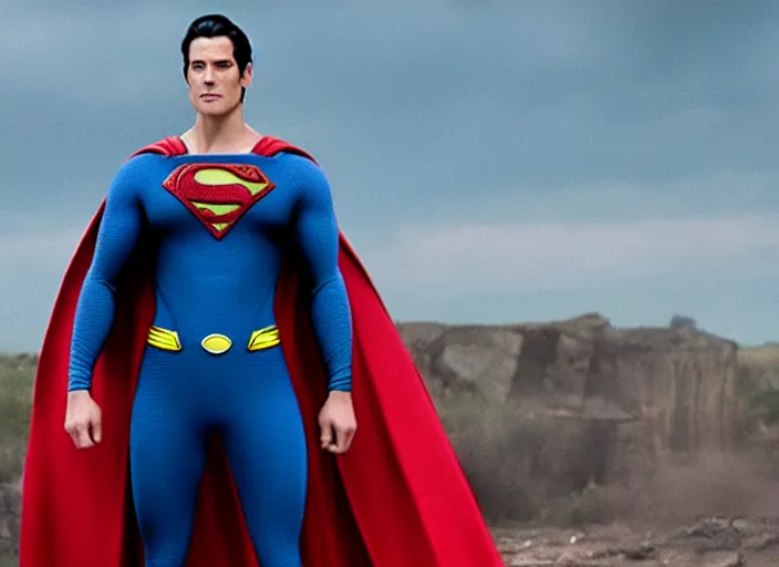 Image similar to film still of superman as a!!! skinny very skinny skinny slim weak man very skinny no muscle skinny skinny emaciated!!! in the new superman movie