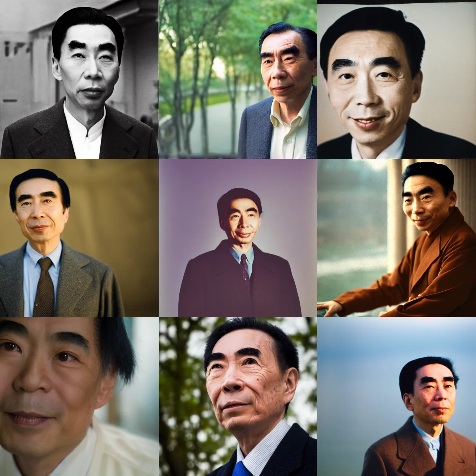 Portrait Of Zhou Enlai At Dawn 8k 55m Lens Stable Diffusion Openart