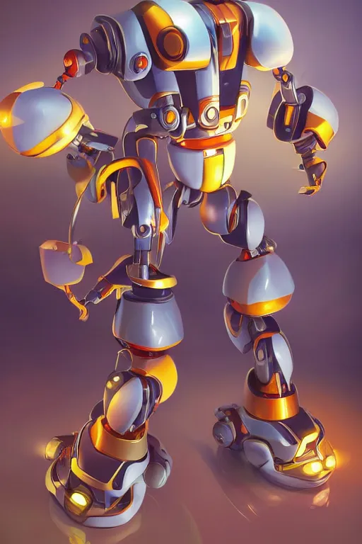 Image similar to metabots medabots medarotto medarot robot minimalist comics, behance hd by jesper ejsing, by rhads, makoto shinkai and lois van baarle, ilya kuvshinov, rossdraws global illumination ray tracing hdr radiating a glowing aura