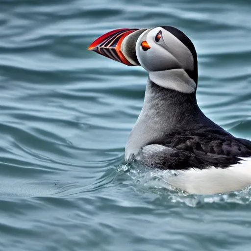 Image similar to beautiful photo of a puffin, canon 5 d