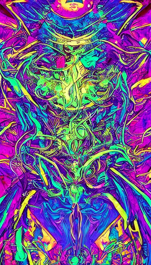 Image similar to psytrance artwork, by david eichenberg