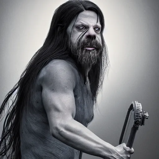 Image similar to hyperrealistic dslr film still of peter grohl disguised as troll from harry potter, stunning 8 k octane comprehensive 3 d render, inspired by istvan sandorfi & greg rutkowski & unreal engine, perfect symmetry, dim volumetric cinematic lighting, extremely hyper - detailed, incredibly real lifelike attributes & flesh texture, intricate, masterpiece, artstation, stunning