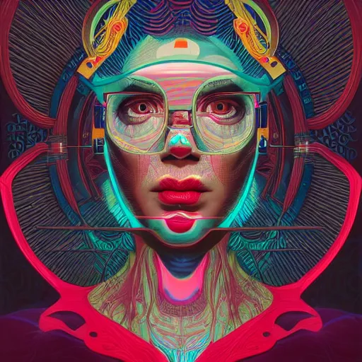 Image similar to portrait of godel's completeness theorem, by tristan eaton, victo ngai, peter mohrbacher, artgerm,