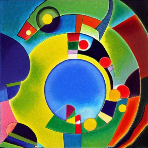 Image similar to Award Winning 85mm Photo of Mirror Illusion Scene in garden of Gethsemene by Kandinsky , abstract lighting