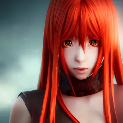 6,881 Red Haired Girl Anime Images, Stock Photos, 3D objects