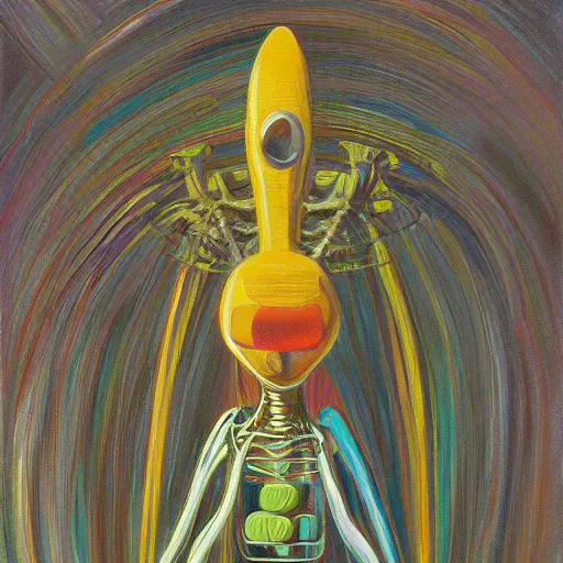 Image similar to alien by wayne thiebaud