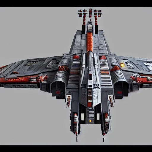 Image similar to x wing fighter, star wars space ship