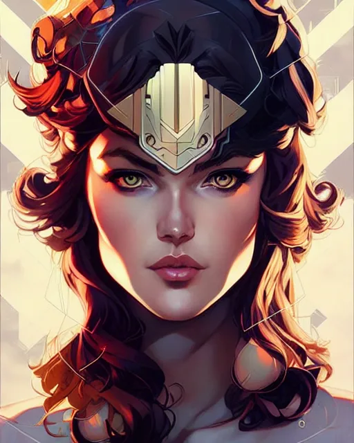 Prompt: artgerm, joshua middleton and sandra chevrier comic cover art, full body pretty female paladin, symmetrical eyes, long curly hair, beautiful, rim lighting, vivid colors