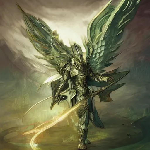 male angel knight