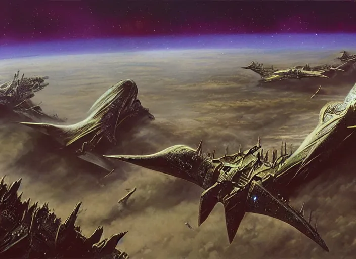 Prompt: starmaker, matte painting, jim burns