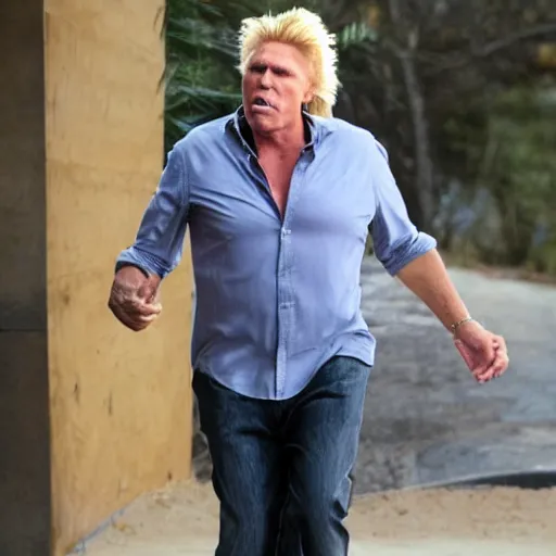 Image similar to gary busey with fat face