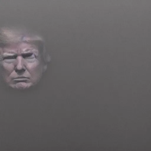Image similar to A picture of Donald Trump trapped in Silent Hill.