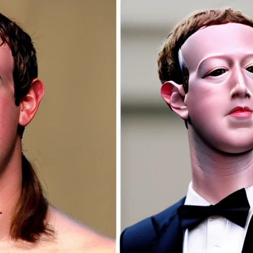 Image similar to a still close up of a do that looks exactly like Mark Zuckerberg