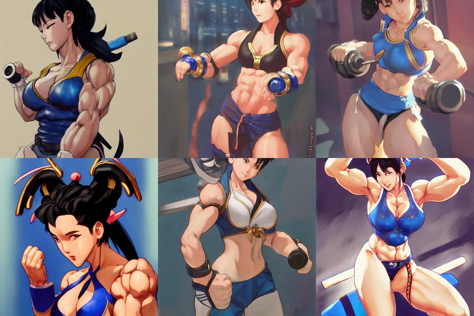 Stable Diffusion prompt: fortnite chun li and cammy - PromptHero