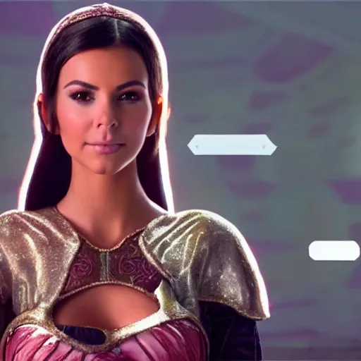 Image similar to victoria justice with kim kardashian body as princess padme in star wars episode 3, 8 k resolution, cinematic lighting, anatomically correct