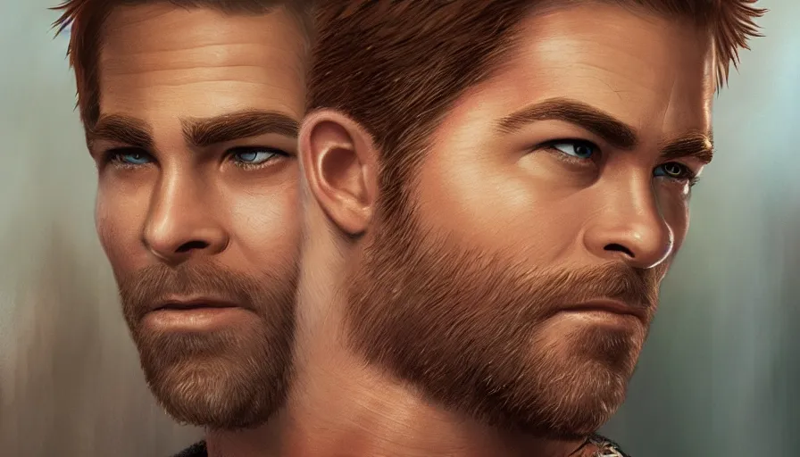 Image similar to close - up of chris pine as sam fisher, hyperdetailed, artstation, cgsociety, 8 k