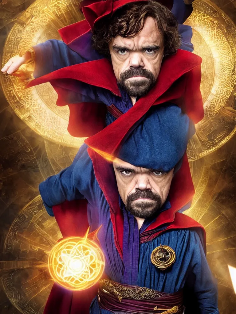 Image similar to Peter Dinklage as Doctor Strange