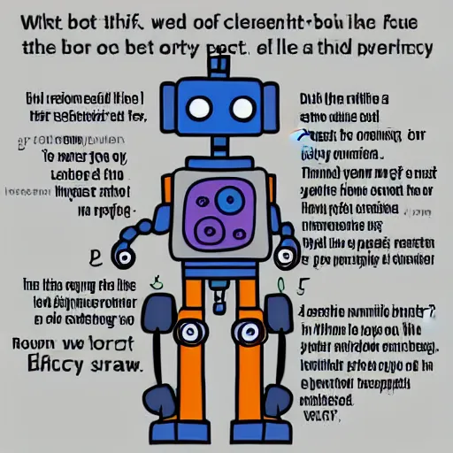 Image similar to robot policy drawn by a 5 year old