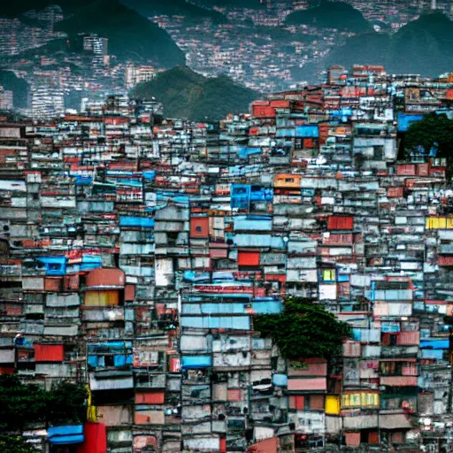 Image similar to san paulo favelas in a ciberpunk style