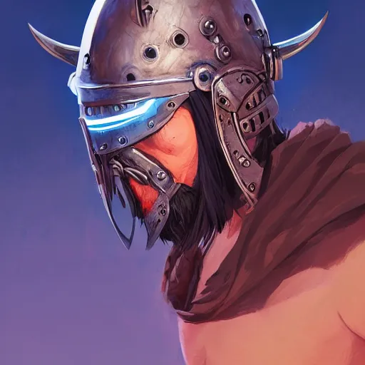 Image similar to cyberpunk viking helmet mask warrior goddess robot ninja fantasy, art gta 5 cover, official fanart behance hd artstation by jesper ejsing, by rhads, makoto shinkai and lois van baarle, ilya kuvshinov, ossdraws