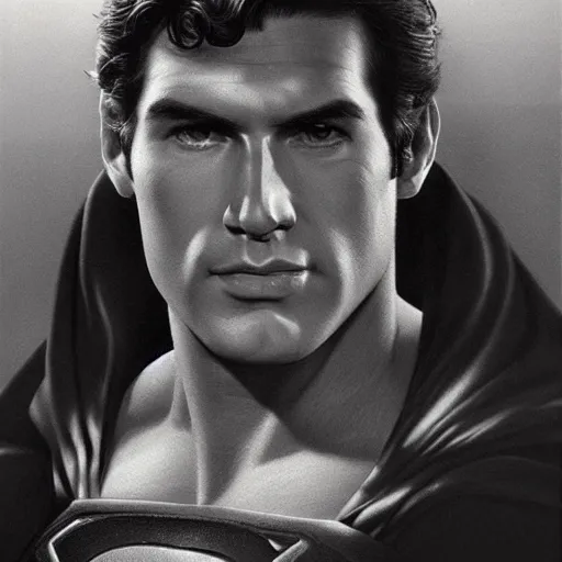 Prompt: ultra - realistic head and shoulders portrait painting of superman. art by ken kelly. 4 k. ultra - realistic. highly detailed. epic lighting