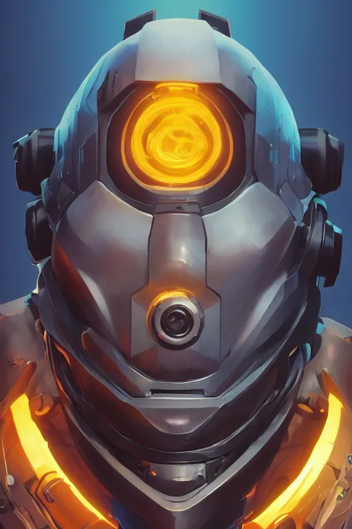 Image similar to epic mask helmet robot ninja portrait stylized as fornite style game design fanart by concept artist gervasio canda, behance hd by jesper ejsing, by rhads, makoto shinkai and lois van baarle, ilya kuvshinov, rossdraws global illumination radiating a glowing aura global illumination ray tracing hdr render in unreal engine 5