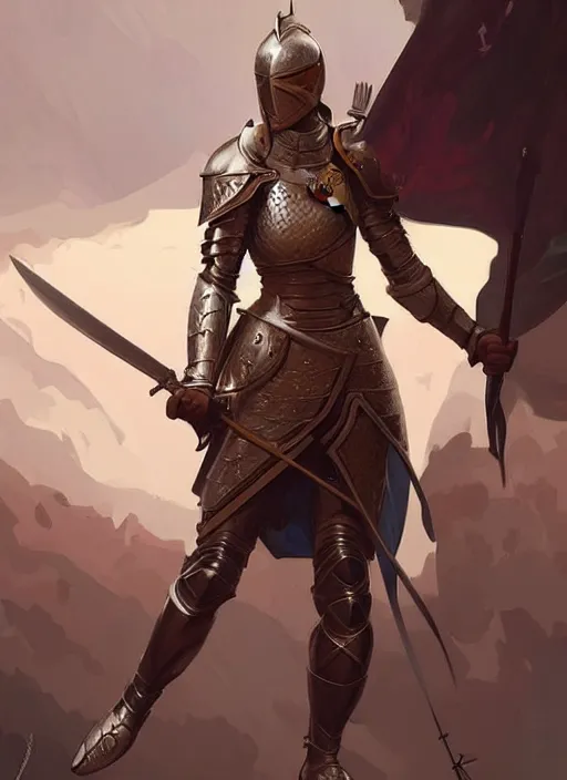 Image similar to a female knight from europe, highly detailed, digital painting, artstation, concept art, wallpaper, smooth, sharp focus, illustration, art by artgerm and greg rutkowski and alphonse mucha