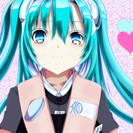 Image similar to hatsune miku pregnant with triplets at 4 0 weeks, baby movings in belly, anime art, trending on pixiv