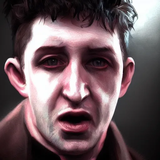 Prompt: shane mcgowan from the pogues, highly detailed, digital painting, artstation, concept art, sharp focus, illustration, cinematic lighting