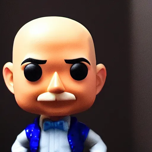 Image similar to “ very very intricate photorealistic photo of a jeff bezos funko pop, detailed studio lighting, award - winning crisp details ”