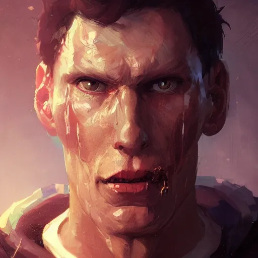 Image similar to a portrait of jerma985 by Greg Rutkowski, digital art, horror, trending on artstation, anime arts, featured on Pixiv, HD, 8K, highly detailed, good lighting, beautiful, epic, masterpiece - H 768