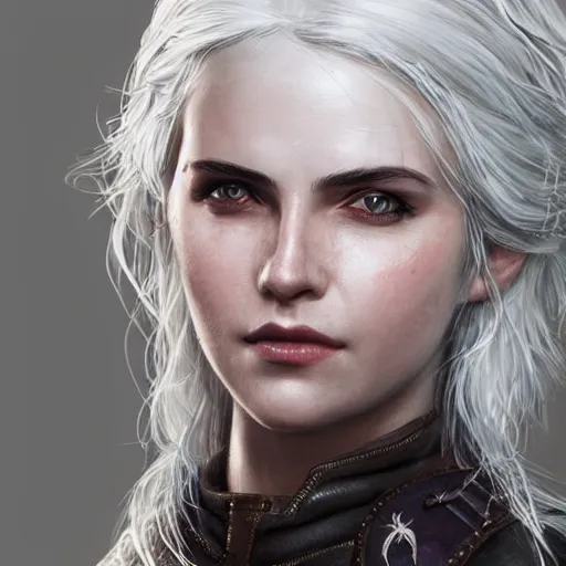 Prompt: portrait of ciri the witcher amazing details 4 k beautiful ultra realistic sharp focus cinematic lightning highly detailed, digital painting, artstation, concept art, smooth, sharp focus, illustration by artgerm