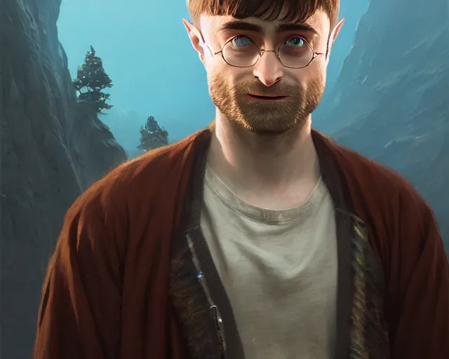 Prompt: highly detailed portrait of daniel radcliffe as a bald elf, in gta v, stephen bliss, unreal engine, fantasy art by greg rutkowski, loish, rhads, ferdinand knab, makoto shinkai and lois van baarle, ilya kuvshinov, rossdraws, tom bagshaw, global illumination, radiant light, detailed and intricate environment