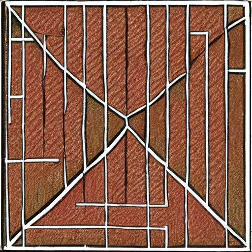 Image similar to modernism flooded salmon 5 x 5 grid