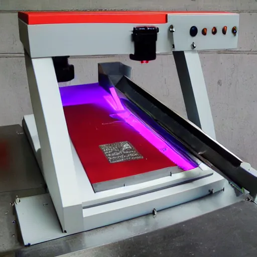 Image similar to laser guillotine