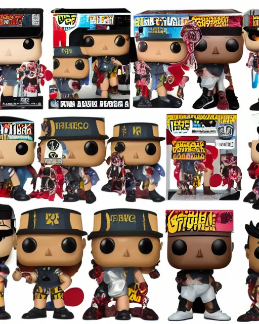 Image similar to Wrestler Funko Pop. Photographic, photography