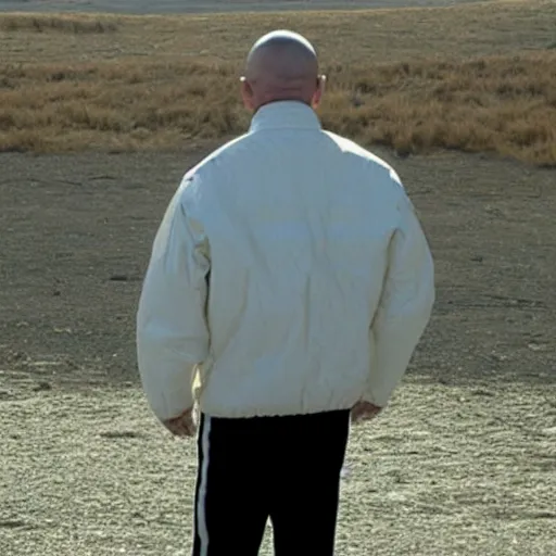 Image similar to walter white from behind