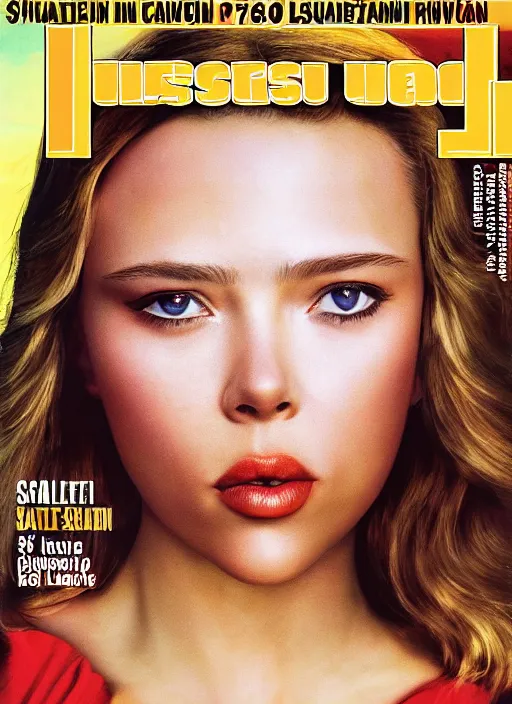 Image similar to scarlett johannson on the cover of swimsuit illustrated 1 9 6 8, detailed faces, beautiful, rich deep colours masterpiece, golden hour, sharp focus, ultra detailed, by leesha hannigan, ross tran, thierry doizon, kai carpenter, ignacio fernandez rios