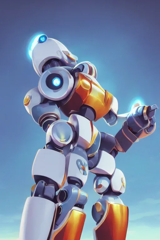 Image similar to metabots medabots medarotto medarot robot minimalist comics, behance hd by jesper ejsing, by rhads, makoto shinkai and lois van baarle, ilya kuvshinov, rossdraws global illumination ray tracing hdr radiating a glowing aura