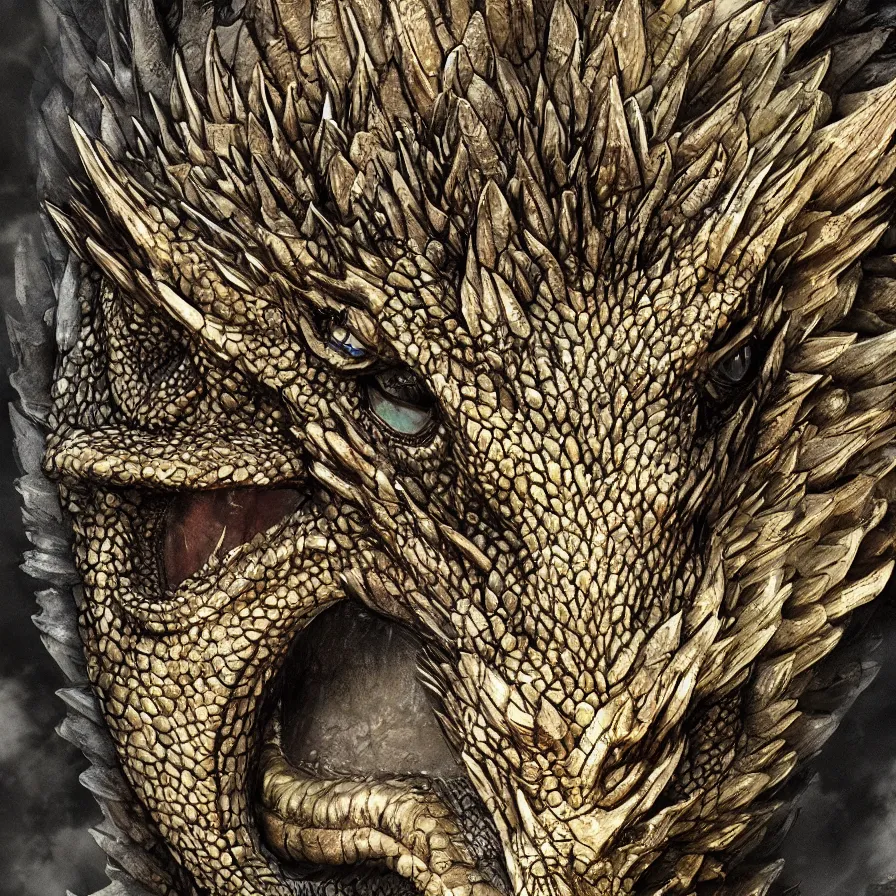 Prompt: a ultra detailed beautiful!!! screenshot of game of thrones dragon version, 8 k, game of thrones