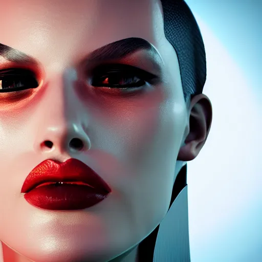 Image similar to sharp jawline man inspired avant-garde art, deco fashion, highly detailed, photorealistic portrait, bright studio setting, studio lighting, crisp quality and light reflections, unreal engine 5 quality render