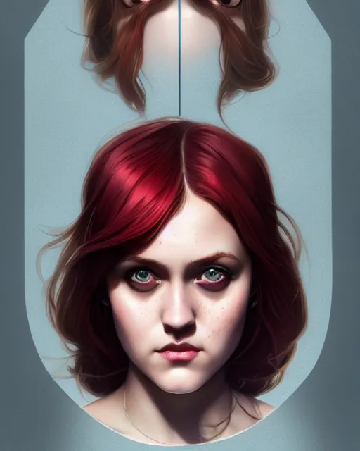 Prompt: Maika Monroe Batgirl, redhead, no mask, symmetrical face symmetrical eyes, illustration, artstation, cinematic lighting, hyperdetailed, cgsociety, 8k, high resolution, Charlie Bowater, Tom Bagshaw, Norman Rockwell, insanely detailed and intricate