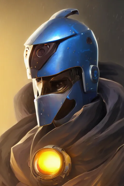 Image similar to epic mask helmet robot ninja portrait stylized as fornite style game design fanart by concept artist gervasio canda, behance hd by jesper ejsing, by rhads, makoto shinkai and lois van baarle, ilya kuvshinov, rossdraws global illumination radiating a glowing aura global illumination ray tracing hdr render in unreal engine 5